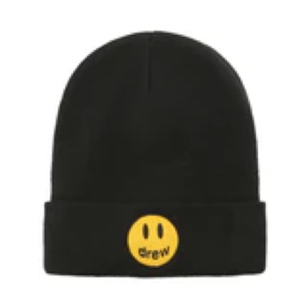 Drew House Mascot Rib Black Beanie